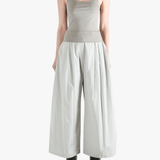 Grey pants, full body view