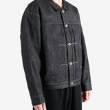 Black jacket, front view