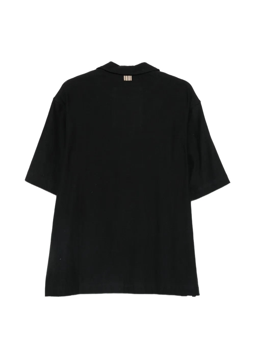 Black t-shirt, front view