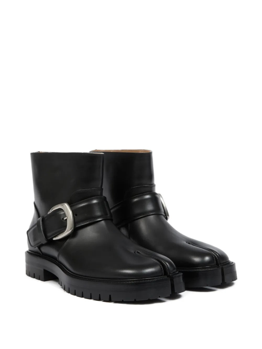 Black boots, side view