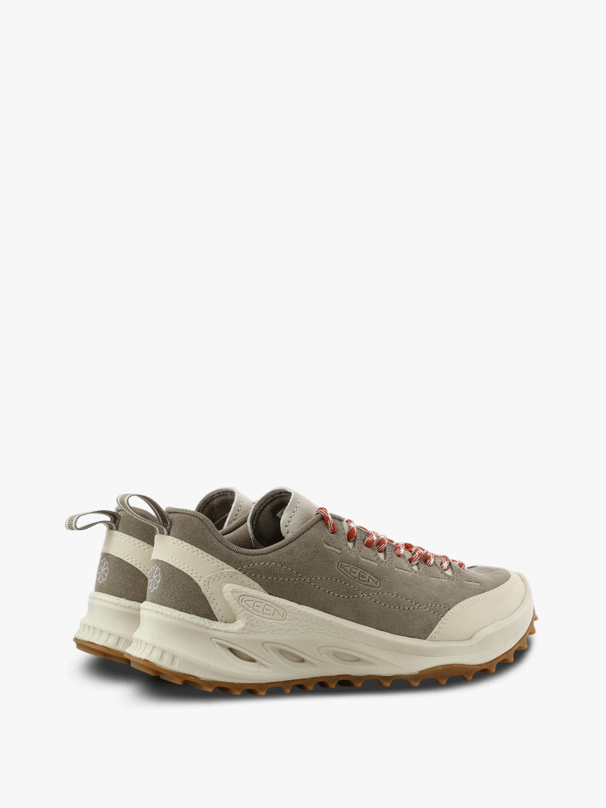Grey shoes, side view
