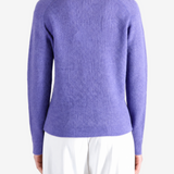 AURALEE - Women Baby Suri Alpaca Sheer Knit Skipper Polo