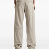 Tan pants, full body view