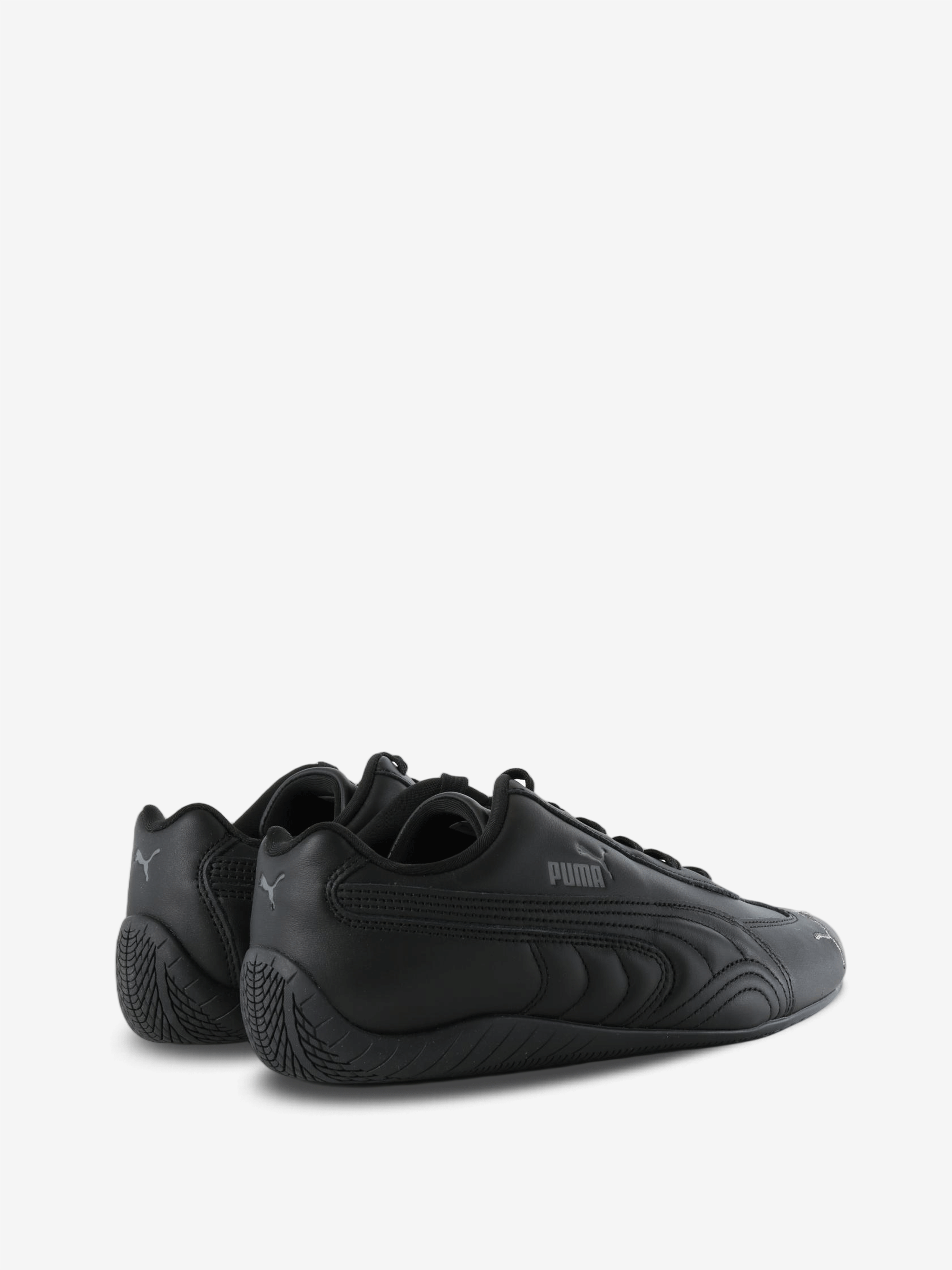 Black shoes, side view