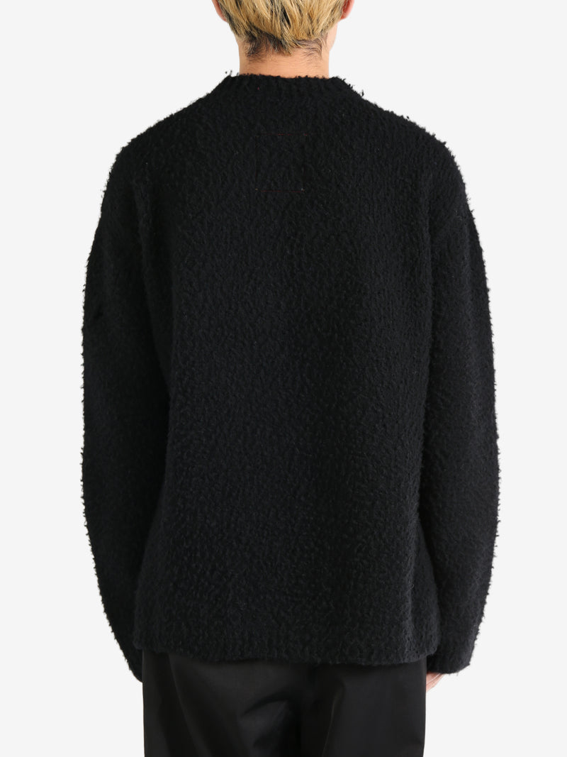 UMA WANG - Men Curly Wool Long Slv Top