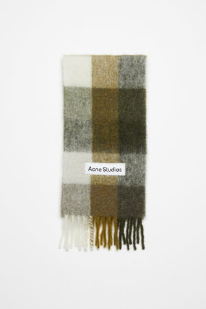 ACNE STUDIOS - Unisex Mohair Checked Scarf