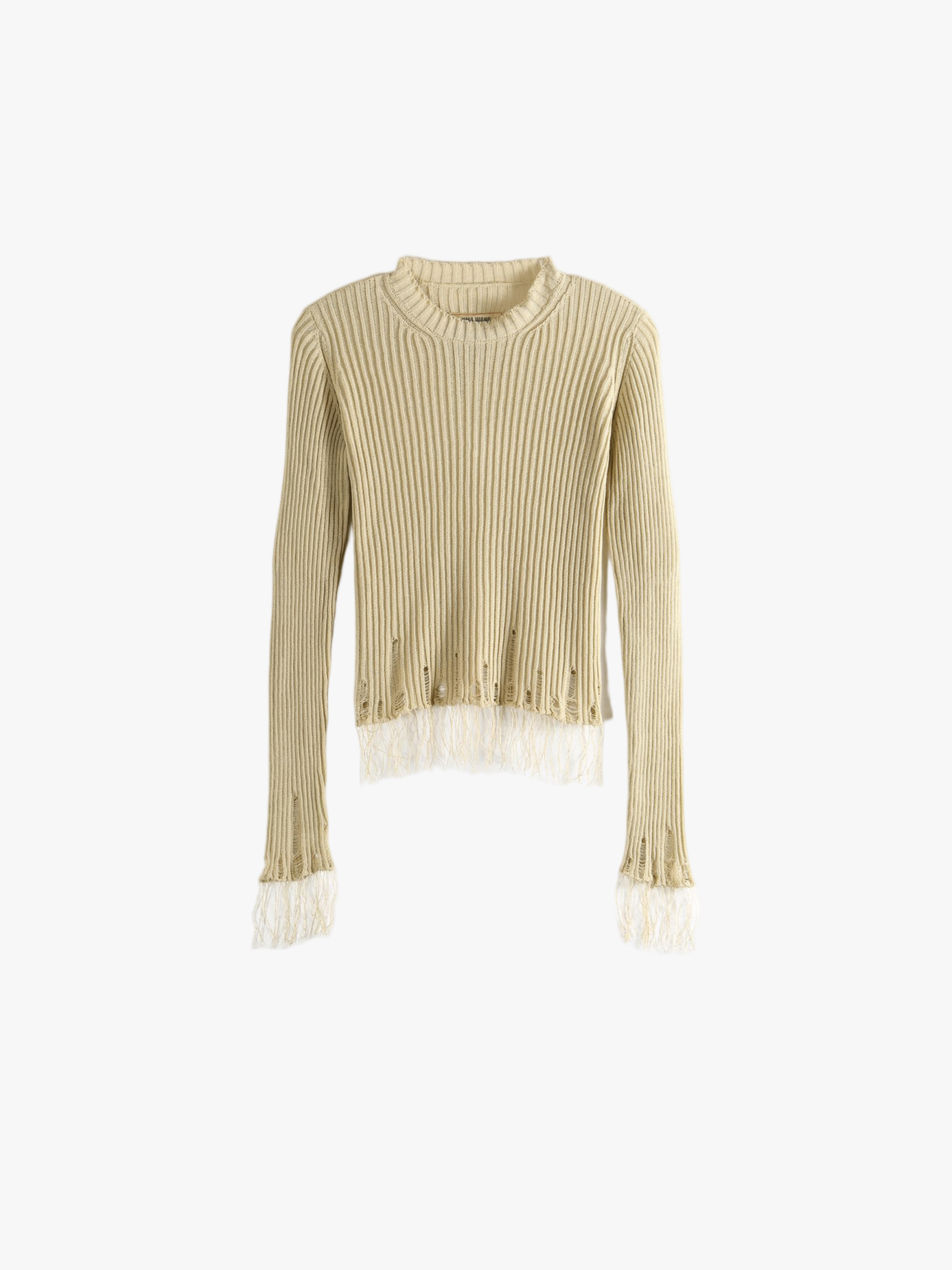 Tan top,front view