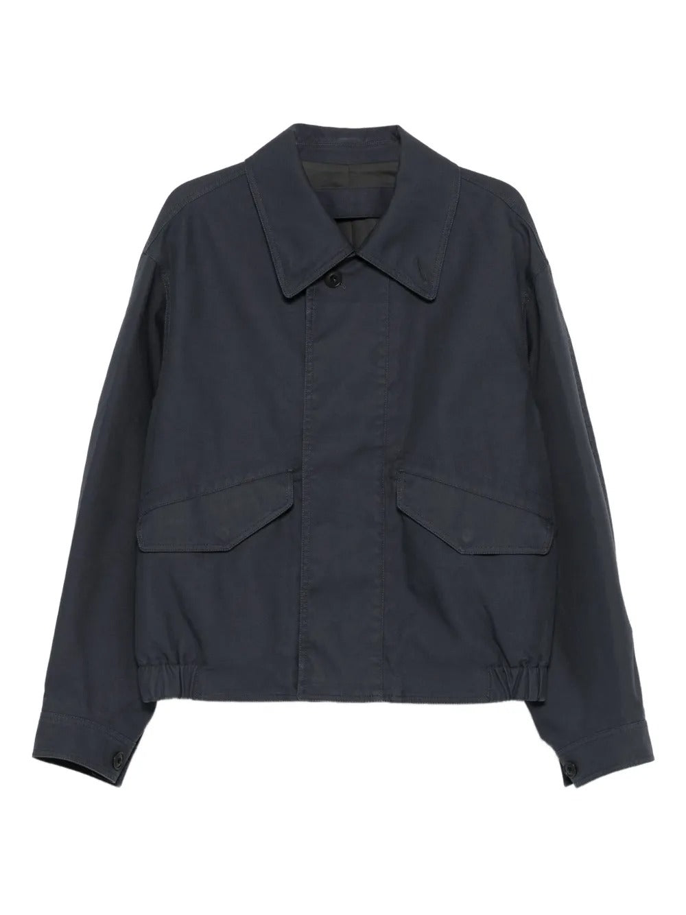 Black coat, front view