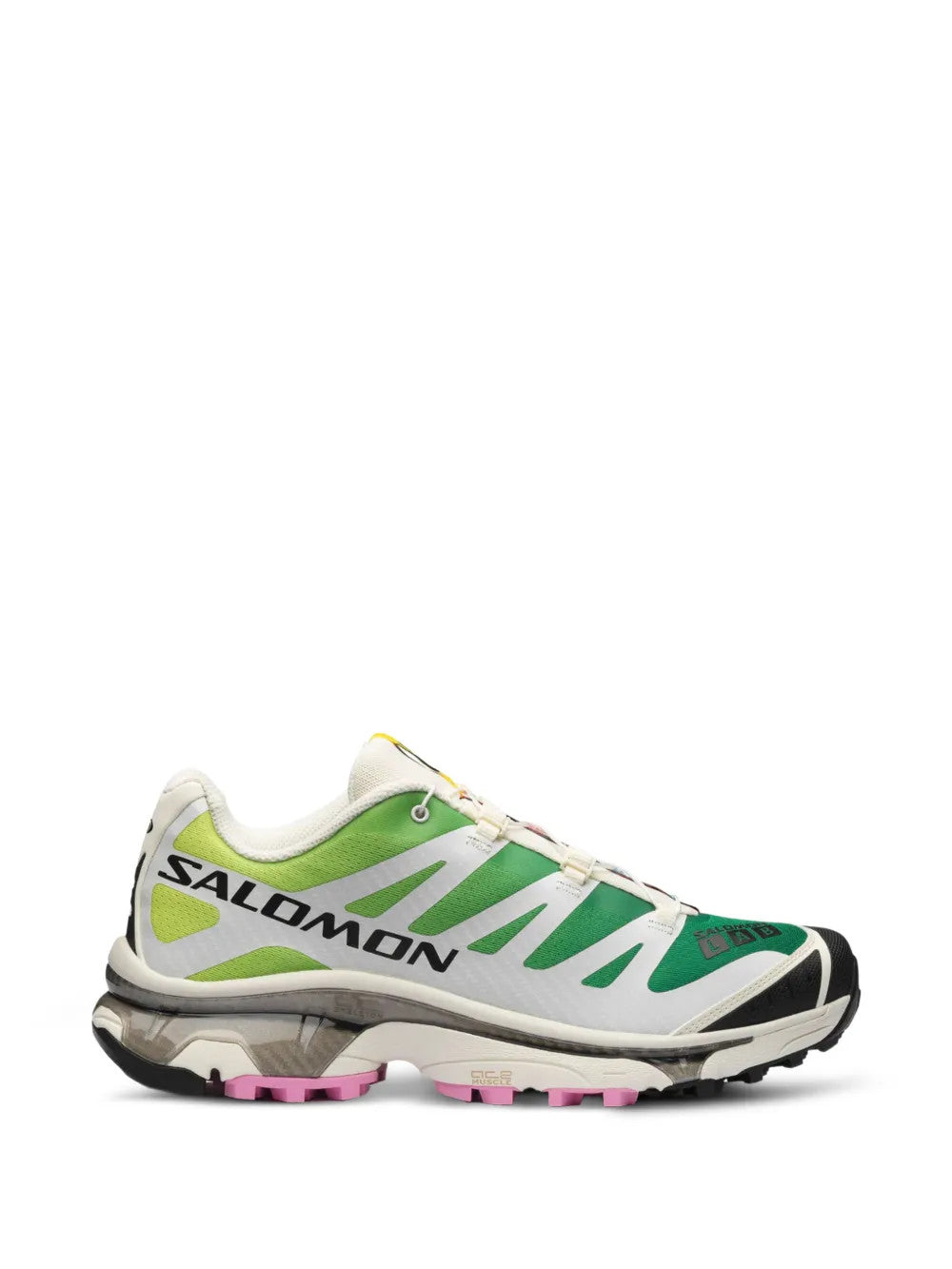 Green shoes, side view
