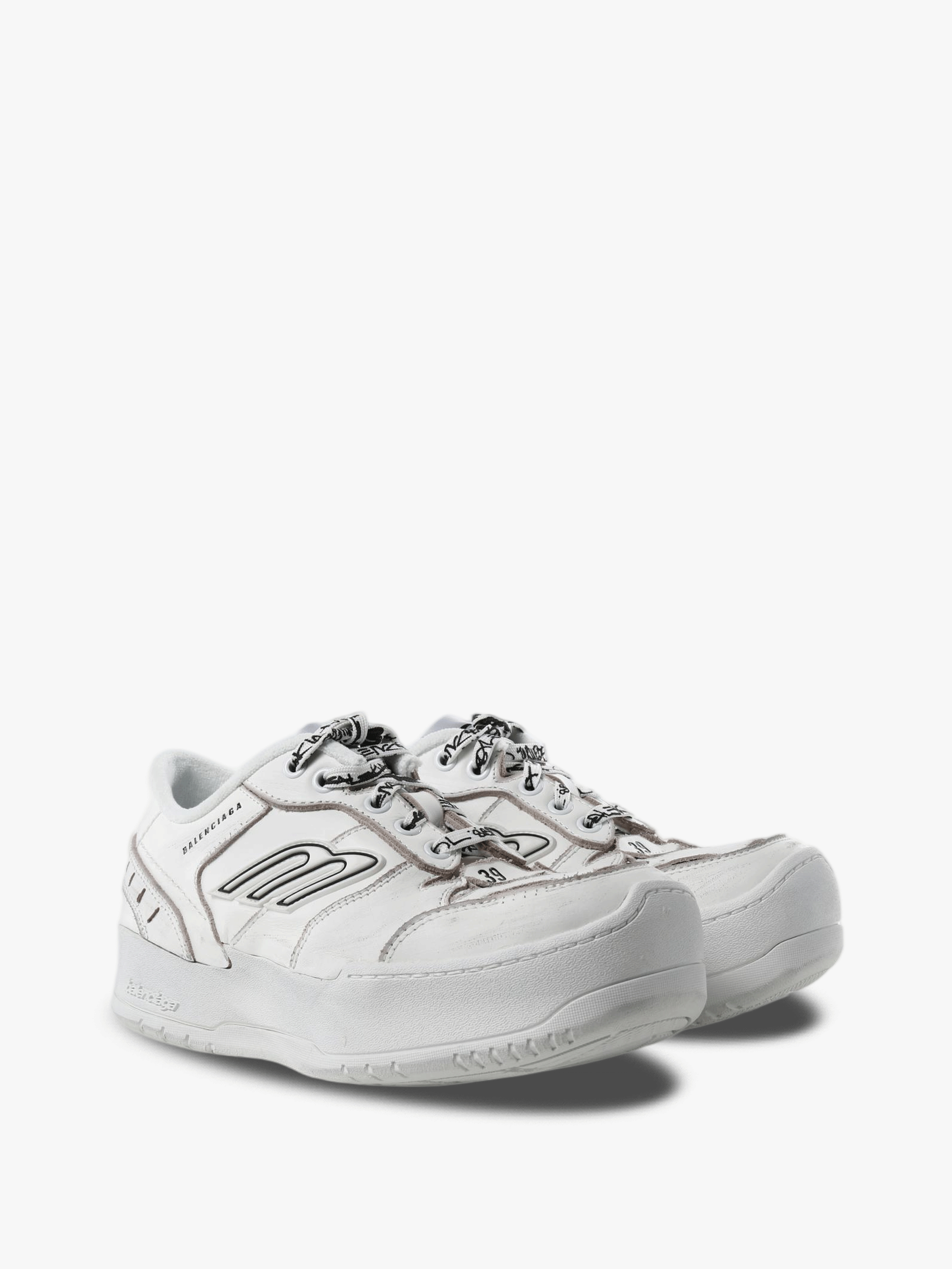 White shoes, front view