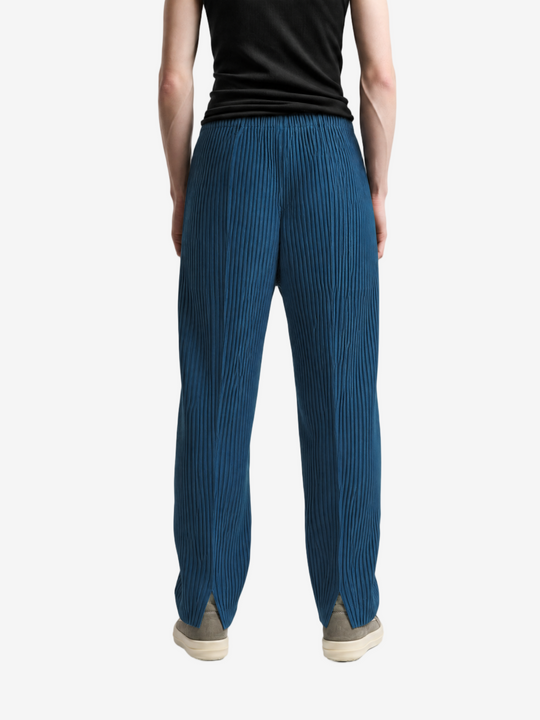 Blue pants, full body view