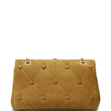 Tan bag, back view