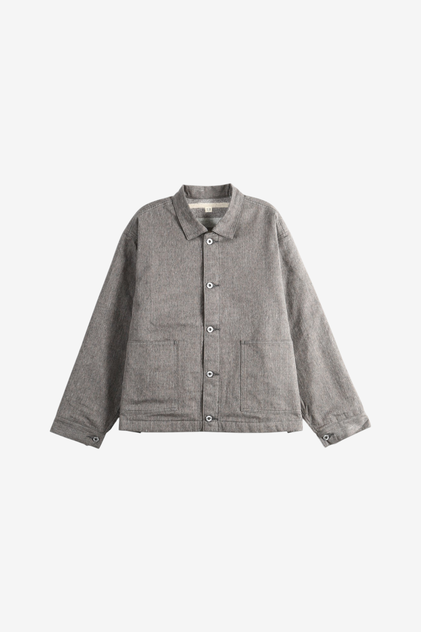 Grey jacket, front view