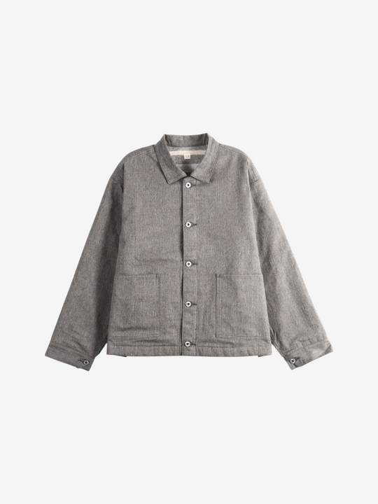 Grey jacket, front view