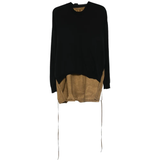 Black knitwear, front view