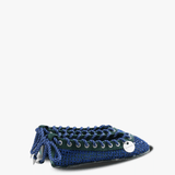 Blue shoe,back view
