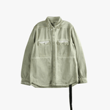 Green shirt, front view