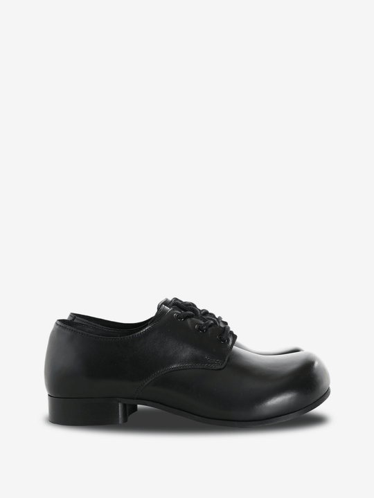 Black shoes, side view
