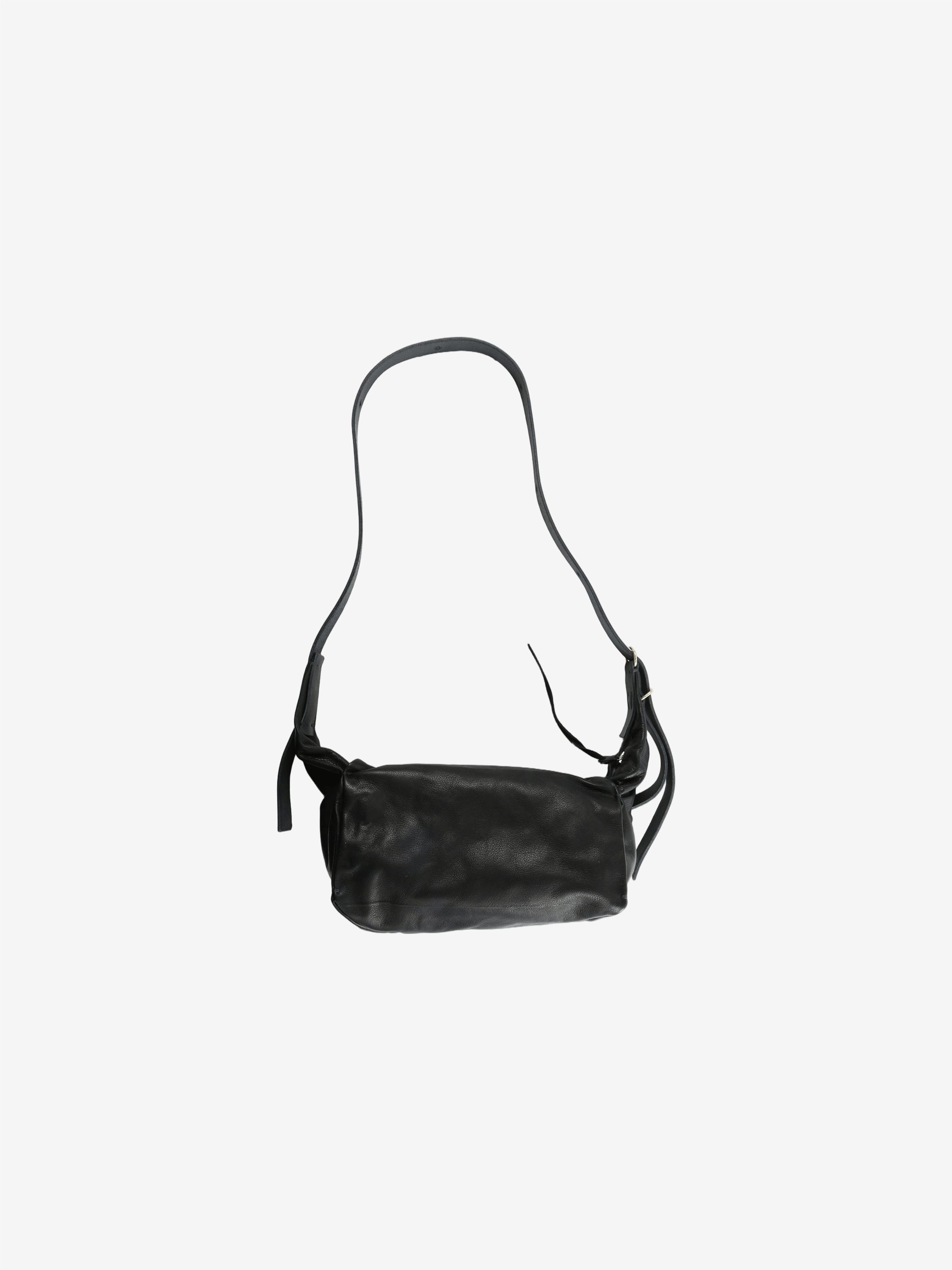 Black bag, back view
