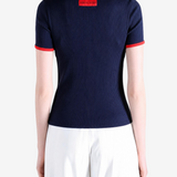 Navy t-shirt, front view