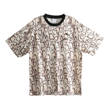 Tan t-shirts, front view