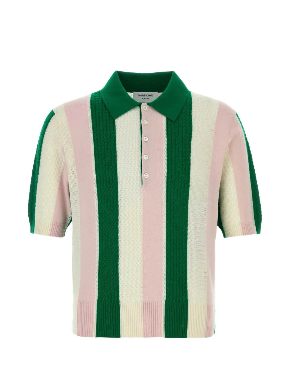 Green shirt, front view