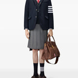 Navy knitwear, front view