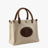 Tan bag, front view