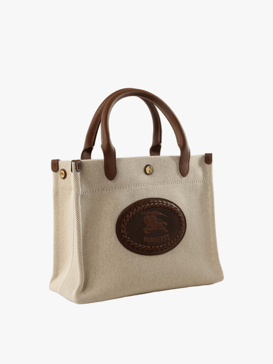 Tan bag, front view