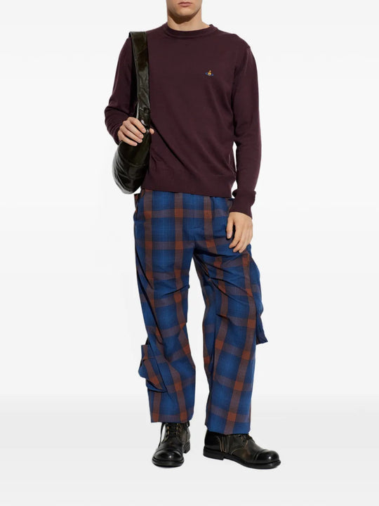Burgundy hoodie, full body view