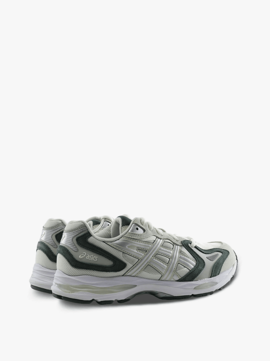 Tan shoes, side view