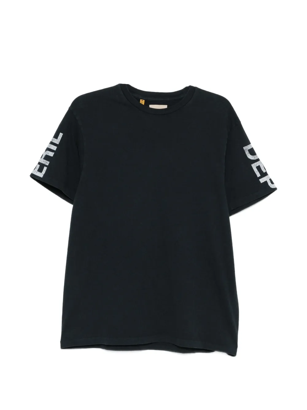 Black t-shirt, front view