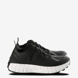 Black sneakers, front view