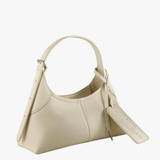Tan bag, front view