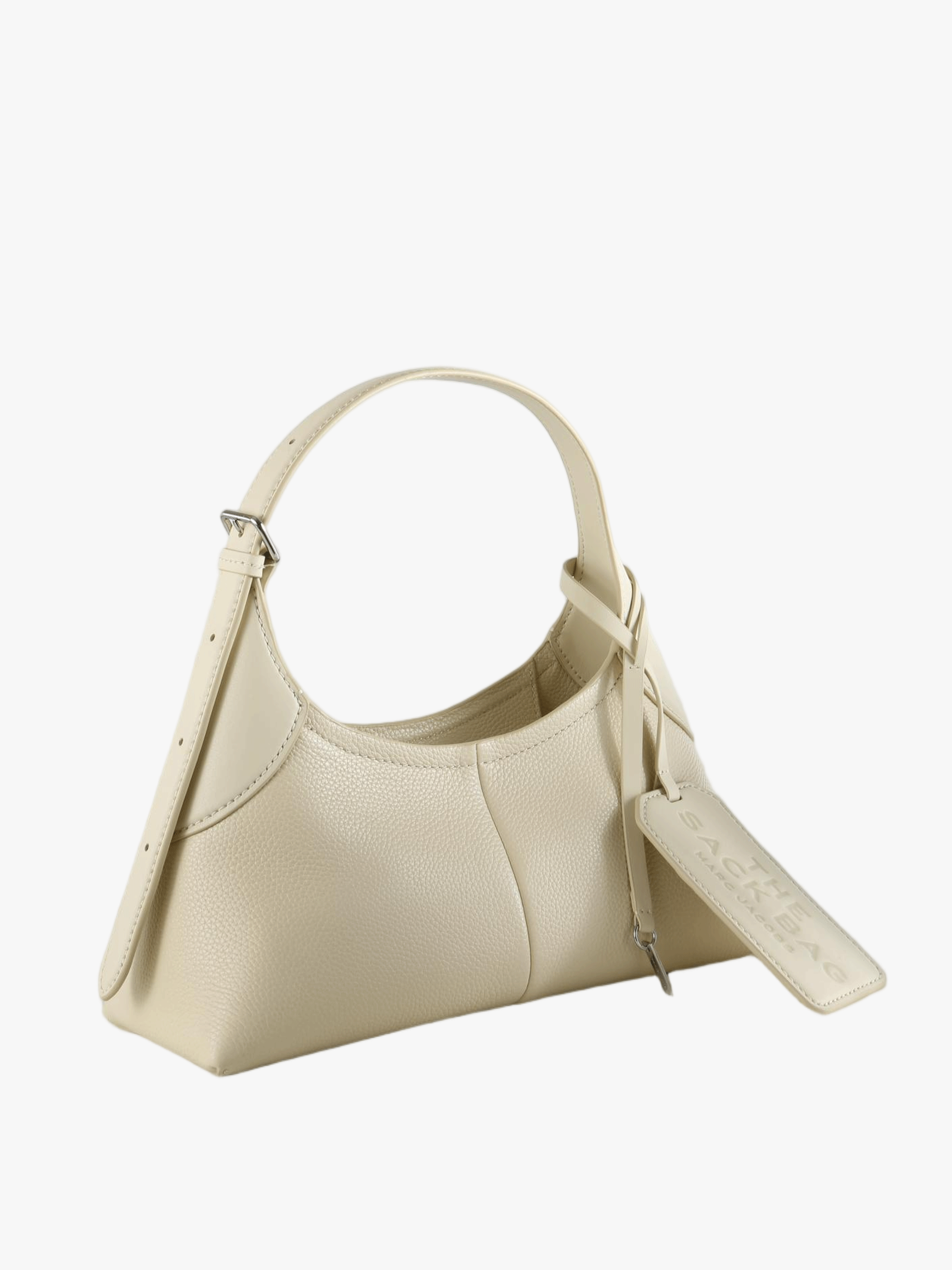 Tan bag, front view