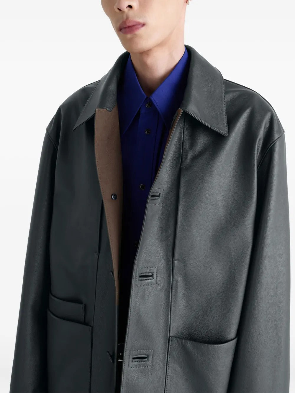 LEMAIRE - Men Leather Workwear Jacket – Atelier New York