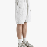 White shorts, side view