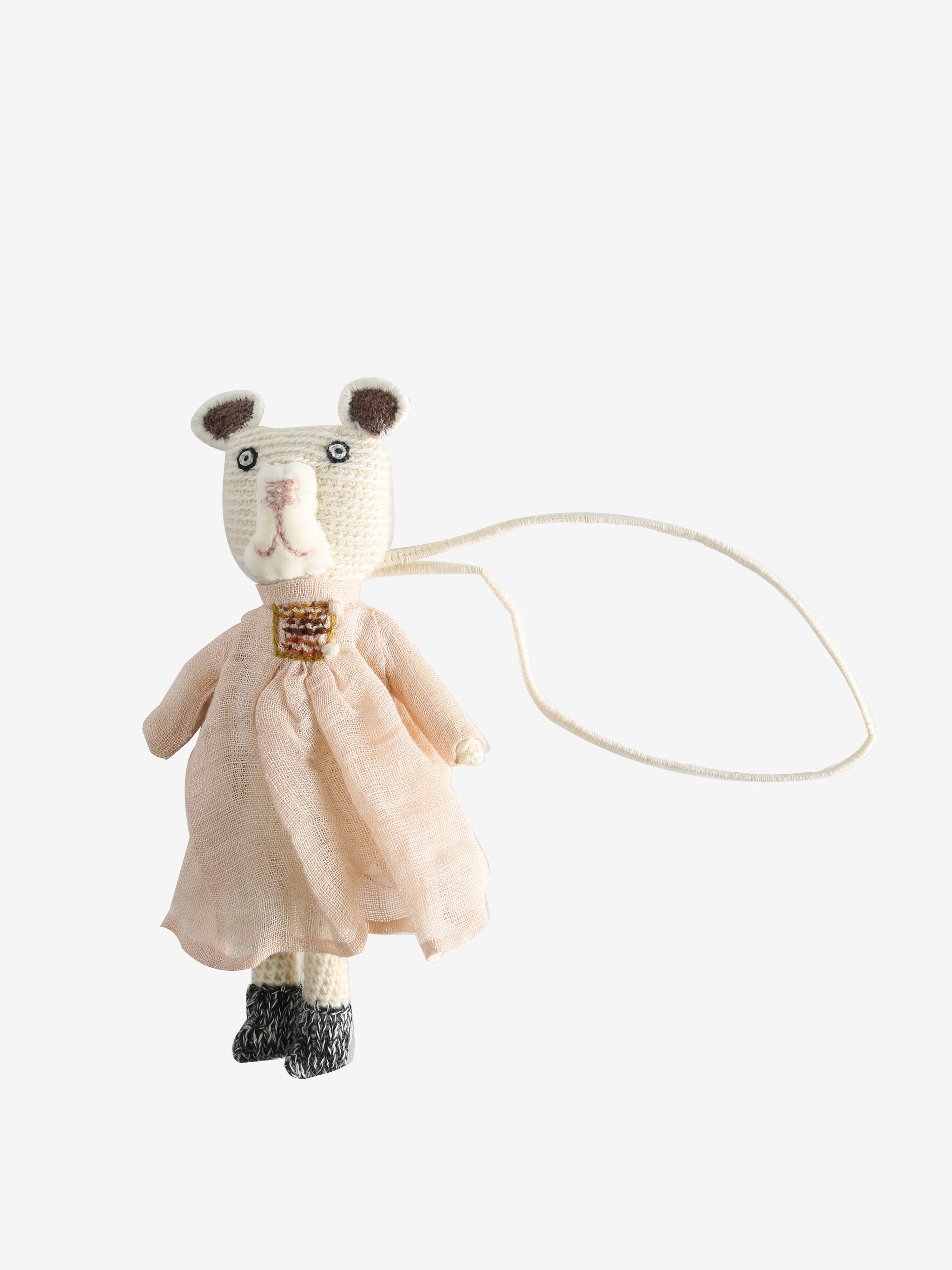 White doll, front view