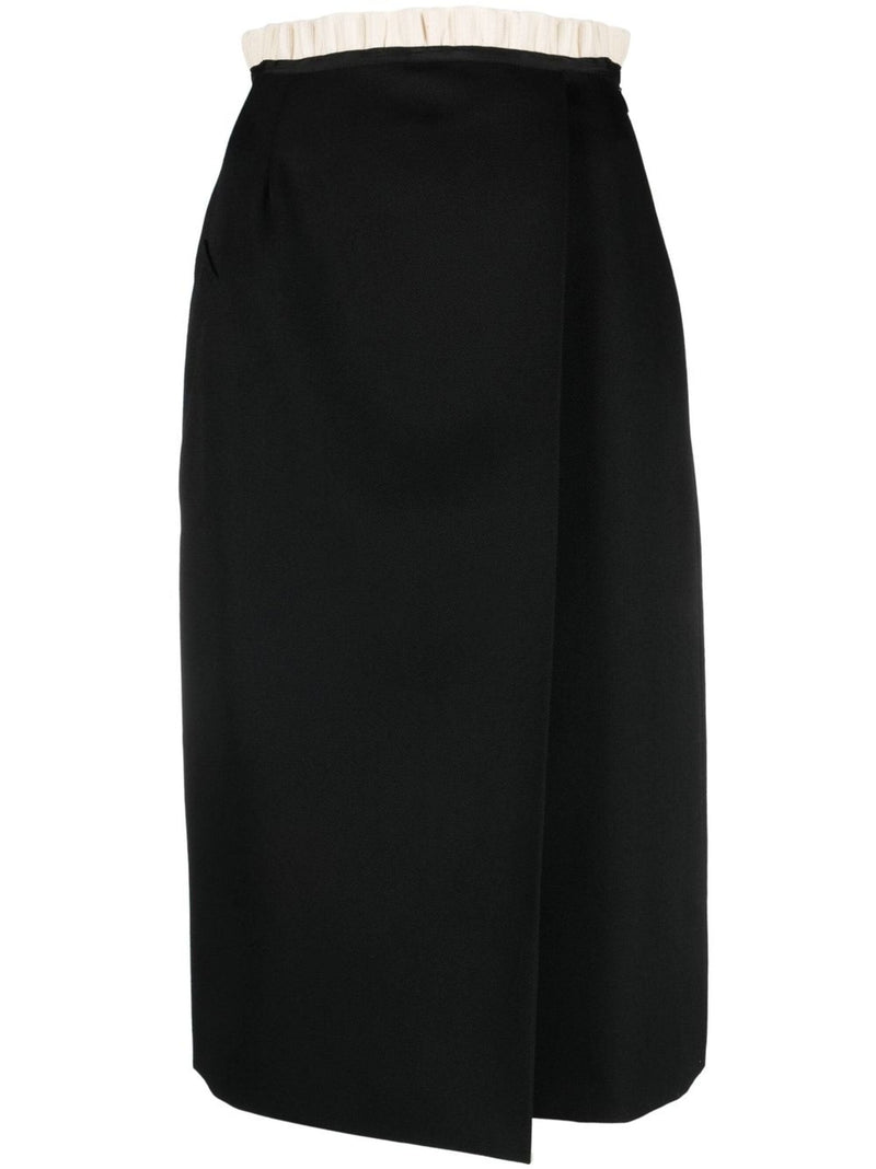 MAISON MARGIELA - Women Wool Pencil Skirt