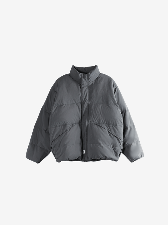 Grey jackets-coats, front view