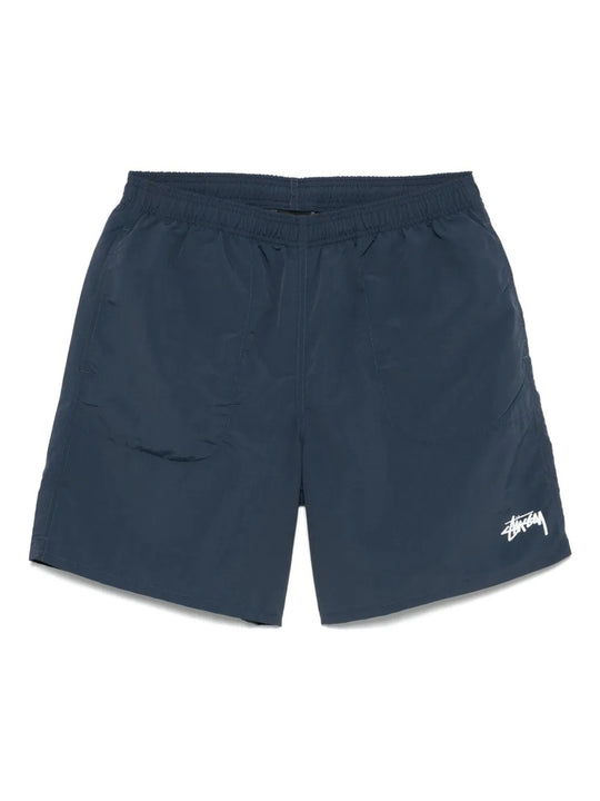 Navy short, front view