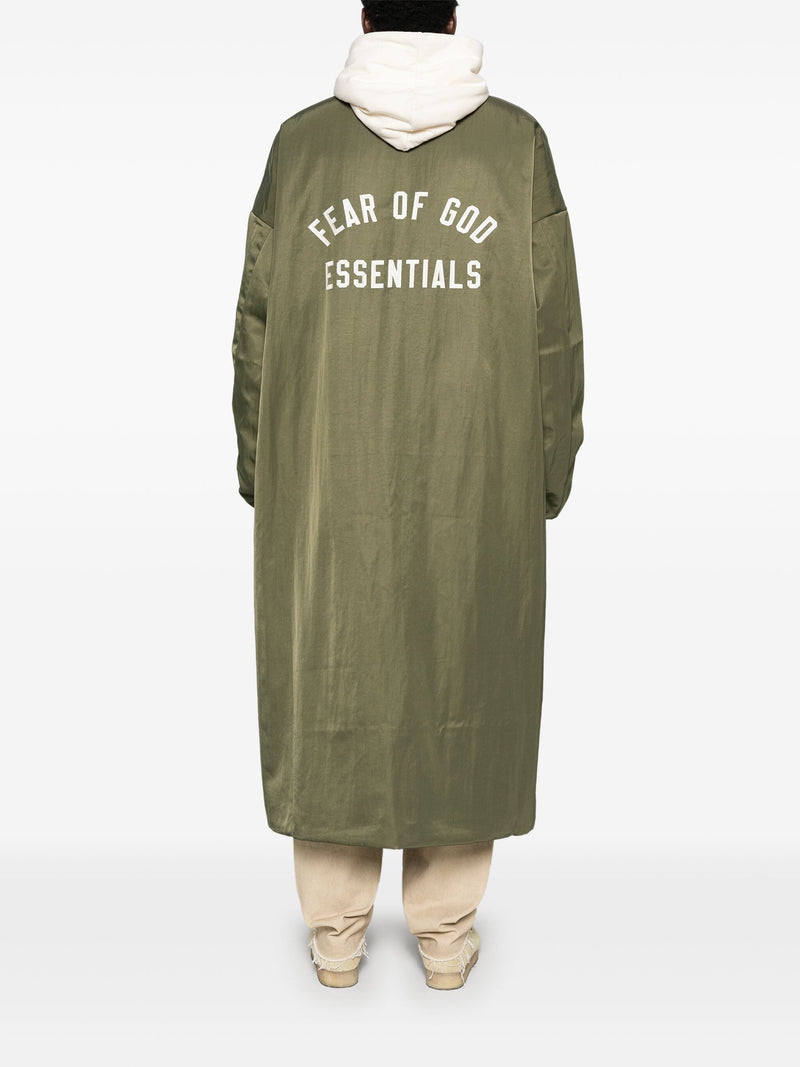 FEAR OF GOD ESSENTIALS - Men Textured Nylon Trench