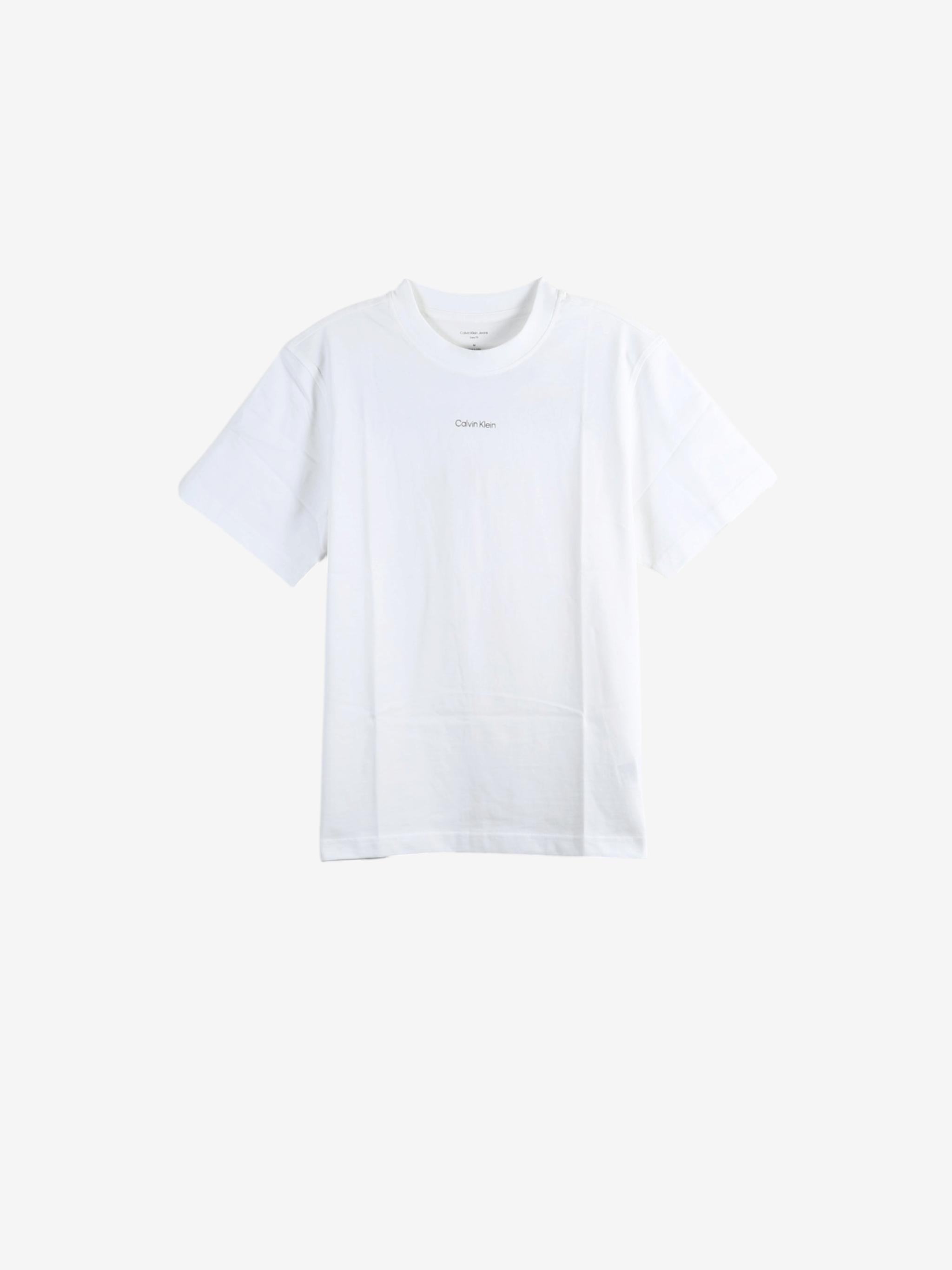 White t-shirt, front view