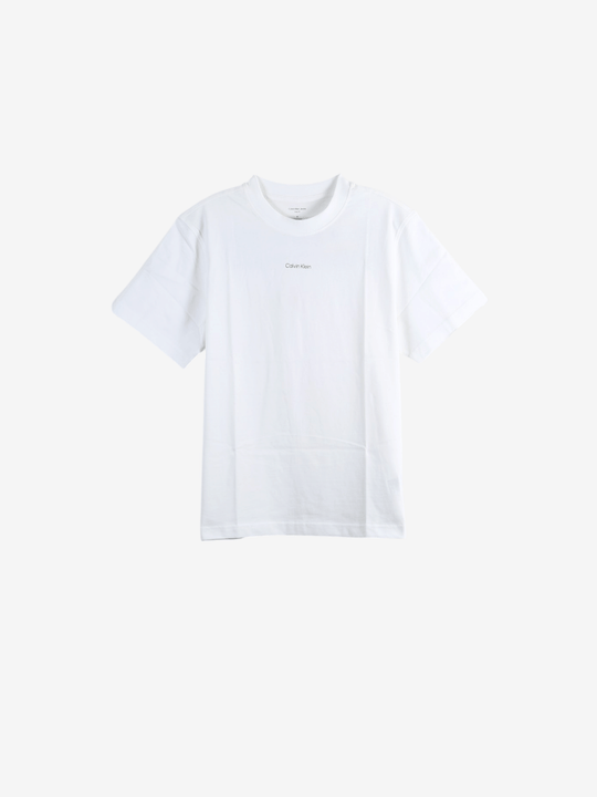 White t-shirt, front view