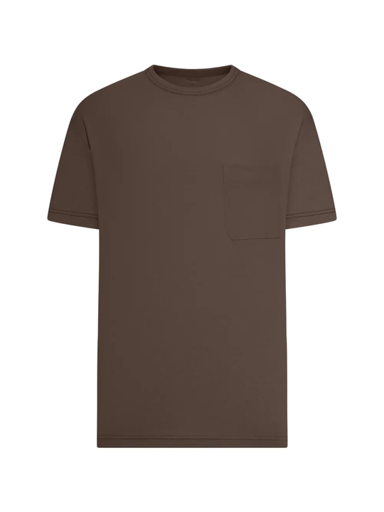 Brown t-shirt, front view