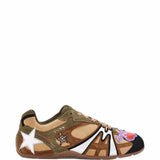 Brown shoes, front view