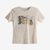 Tan t-shirt, front view