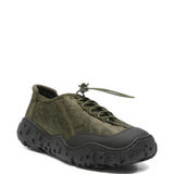 Green sneakers, side view