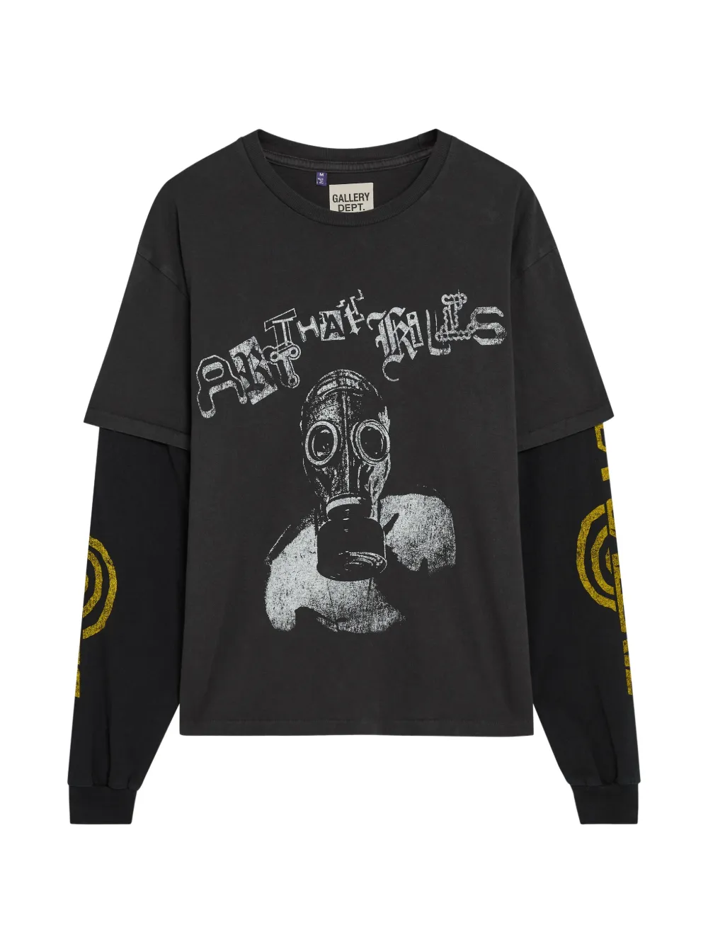 Black shirt, front view