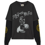 Black shirt, front view